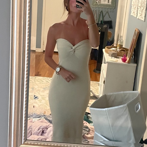 Tan Tube Dress - Picture 1 of 1